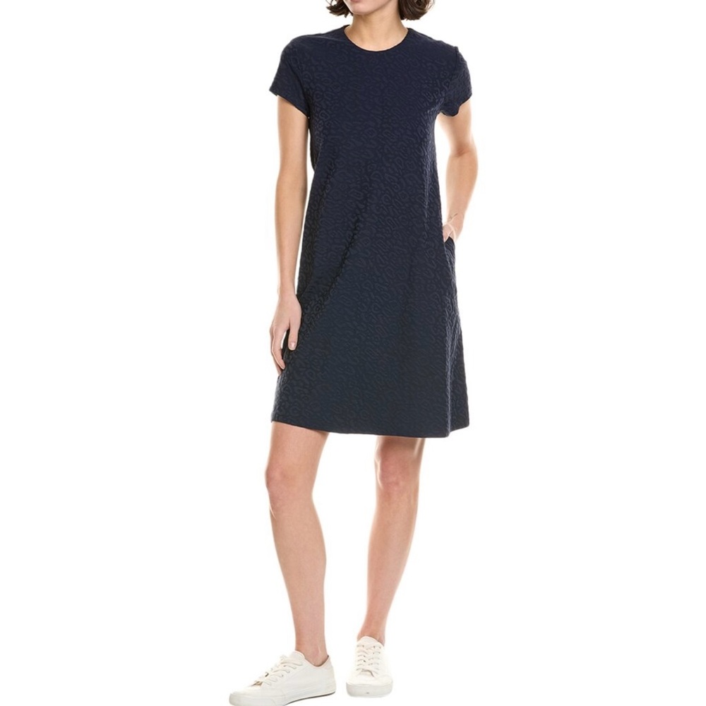 J Mclaughlin Swing Dress Mini Wave Bubble 
Jacquard